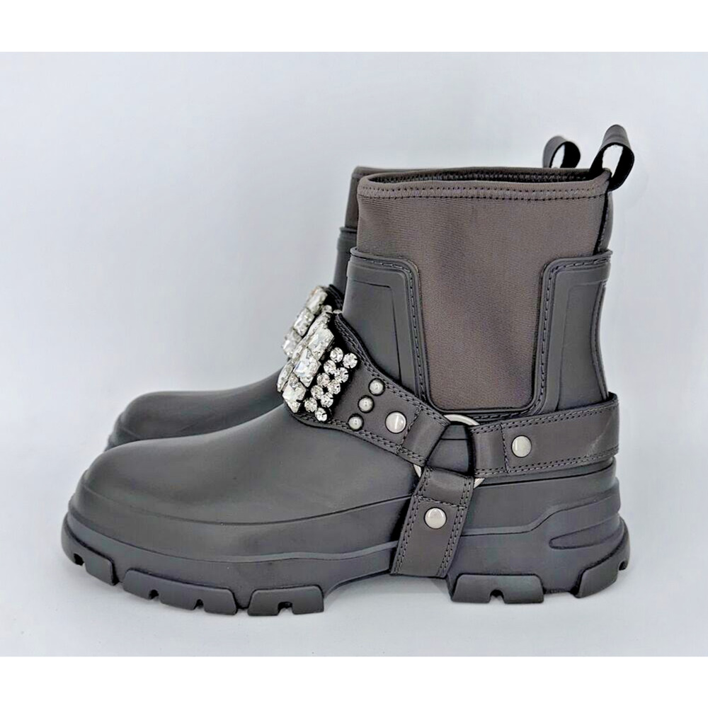 Karl Lagerfeld Rylie Bootie Women's Grey SZ:8 - Picture 2 of 9